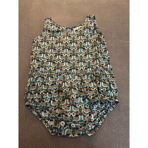 Soor Ploom Liberty Chickens Lois Playsuit 12/18M EUC